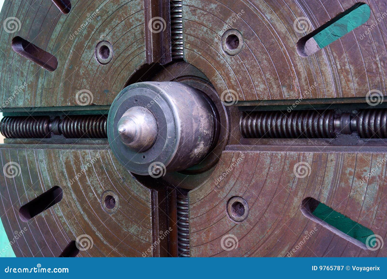 Lathe Turning Stainless Steel Stock Image Image of machining, factory