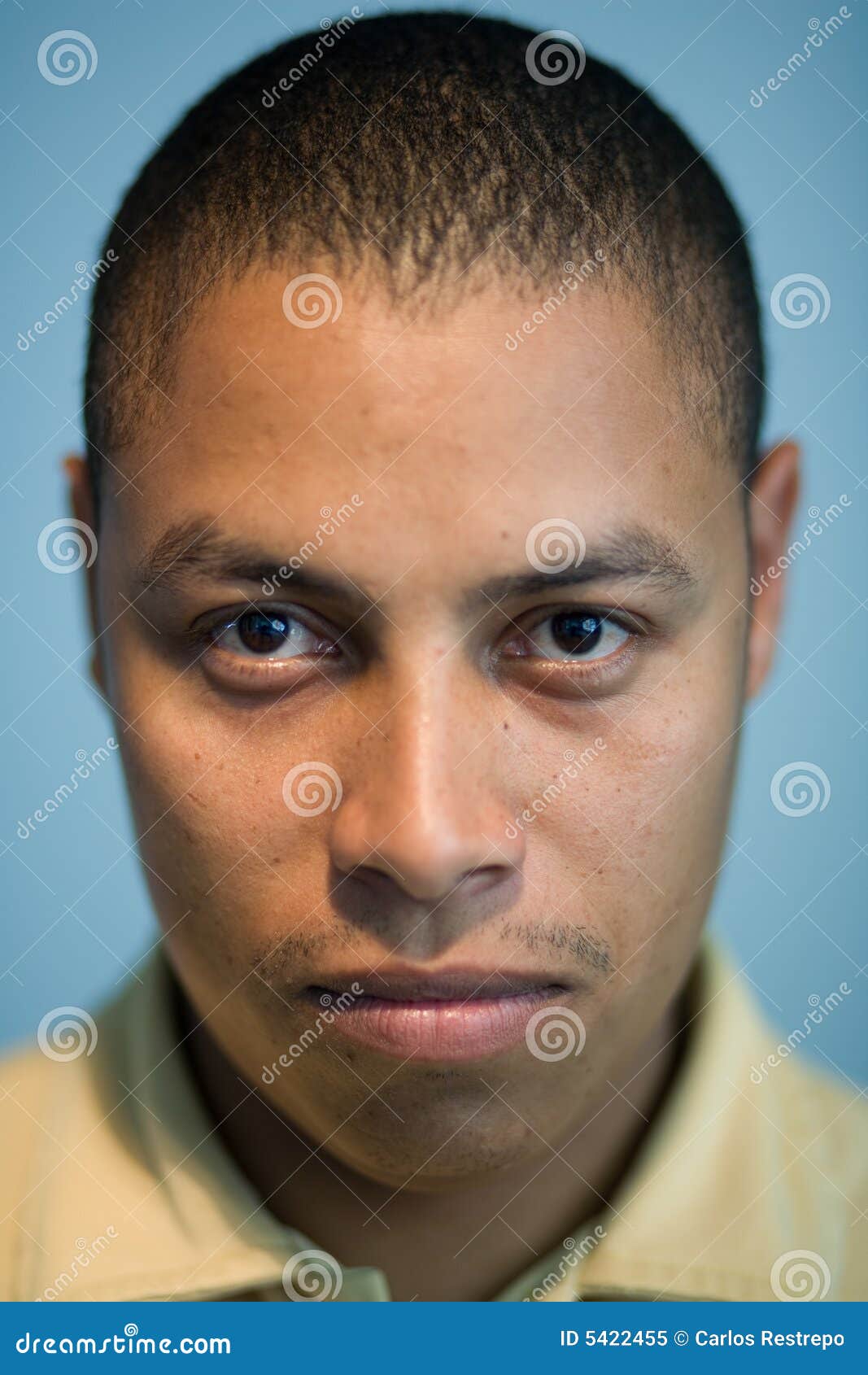 Latin Afro-american Portrait Stock Image - Image of american, human ...
