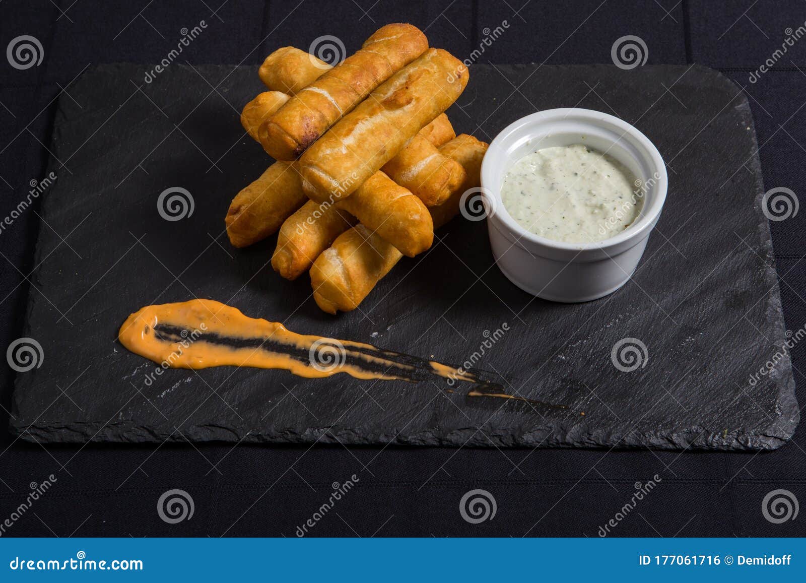 LatinAmerican Appetizers Called Tequenos Stock Photo Image of bread