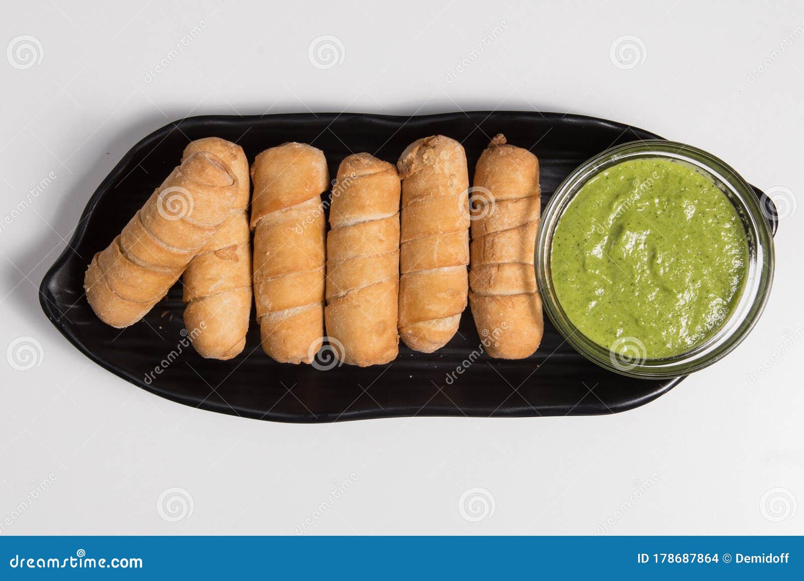 LatinAmerican Appetizers Called Tequenos Stock Photo Image of snack