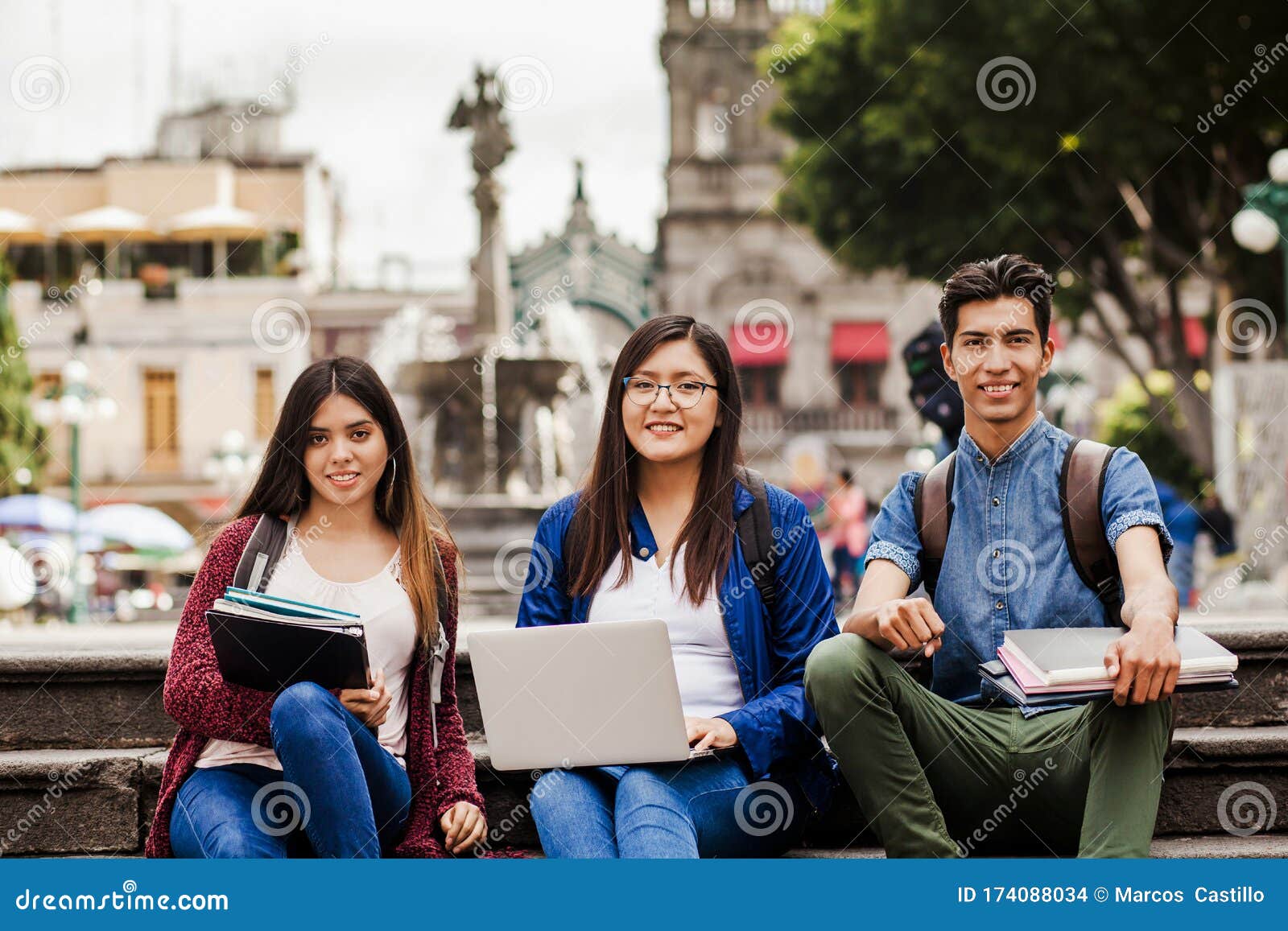 Latin American Students Or International Students In Internship In