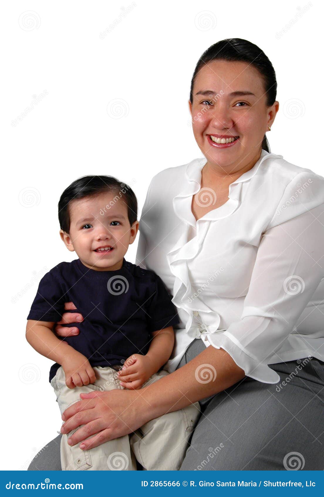 Latin Mother And Son Royalty Free Stock Image Image 2865666