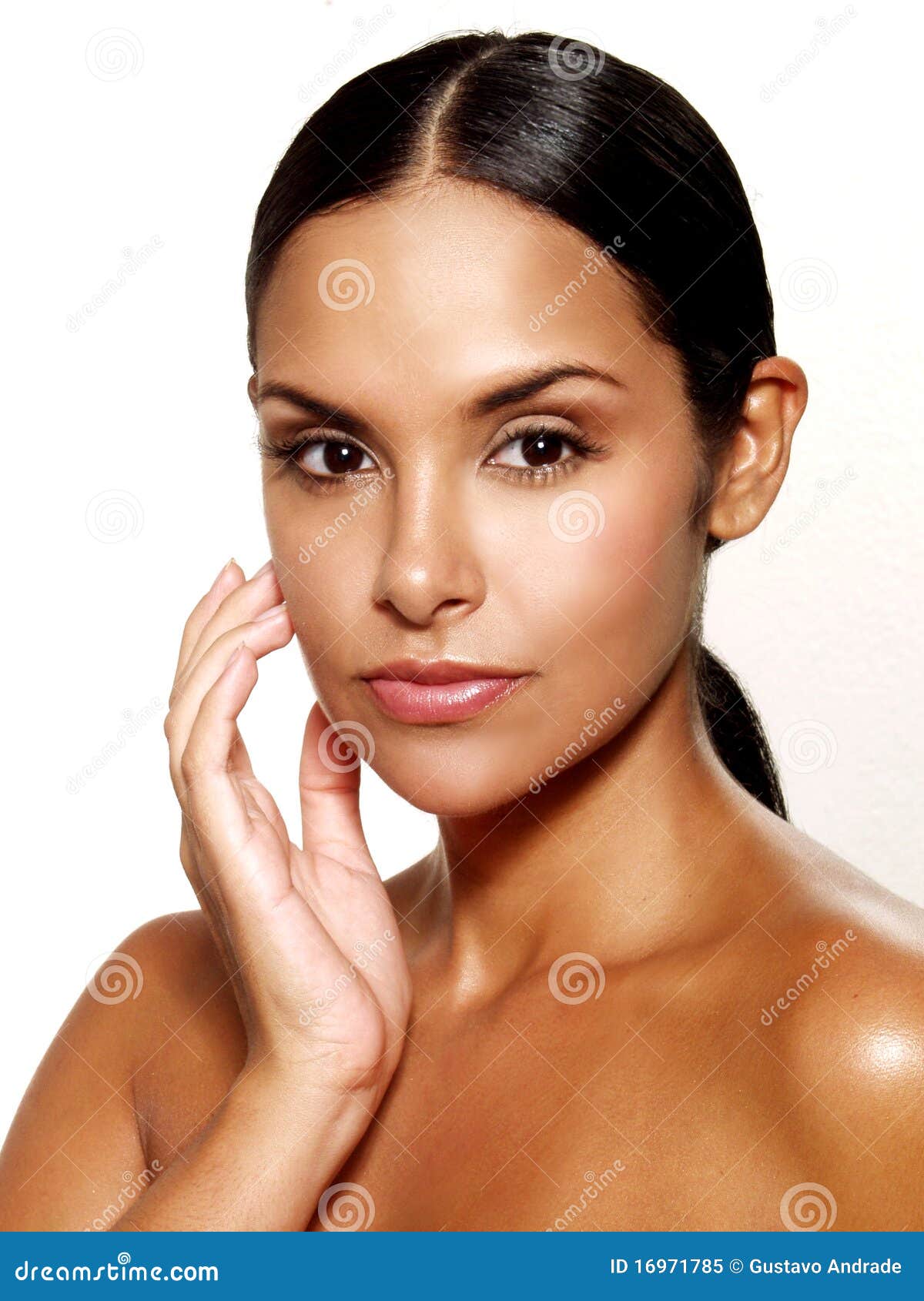 Latin Woman Portrait Stock Image Image Of Femininity 16971785