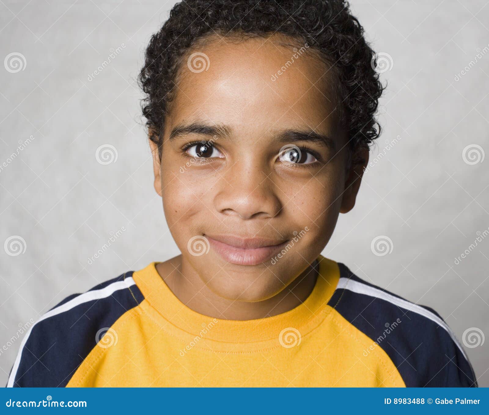 latino boy smiling