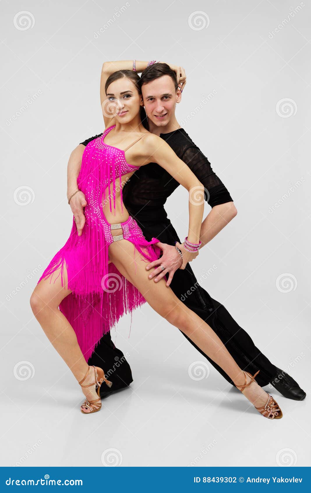 Latino dancers stock photo. Image of dancer, girl, isolated 88439302