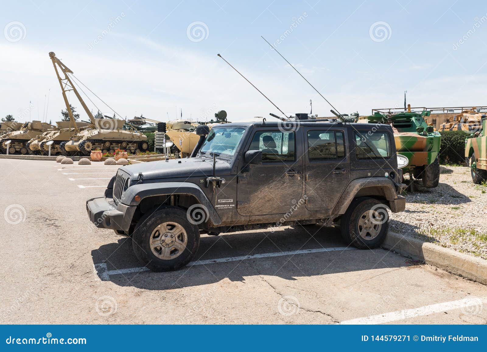 Jeep Wrangler is in Service of the Israeli Army - IDF - on the Memorial  Site Near the Armored Corps Museum in Latrun, Israel Editorial Photo -  Image of force, israeli: 144579271