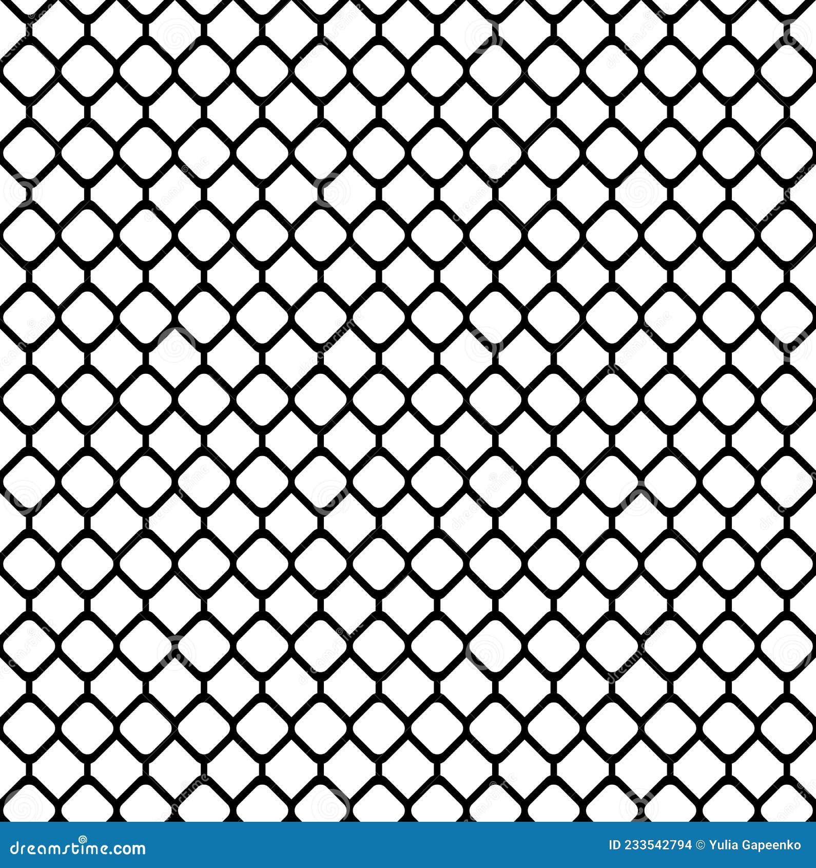 Lattice Seamless Pattern. Black and White. Vector Illustration. EPS10