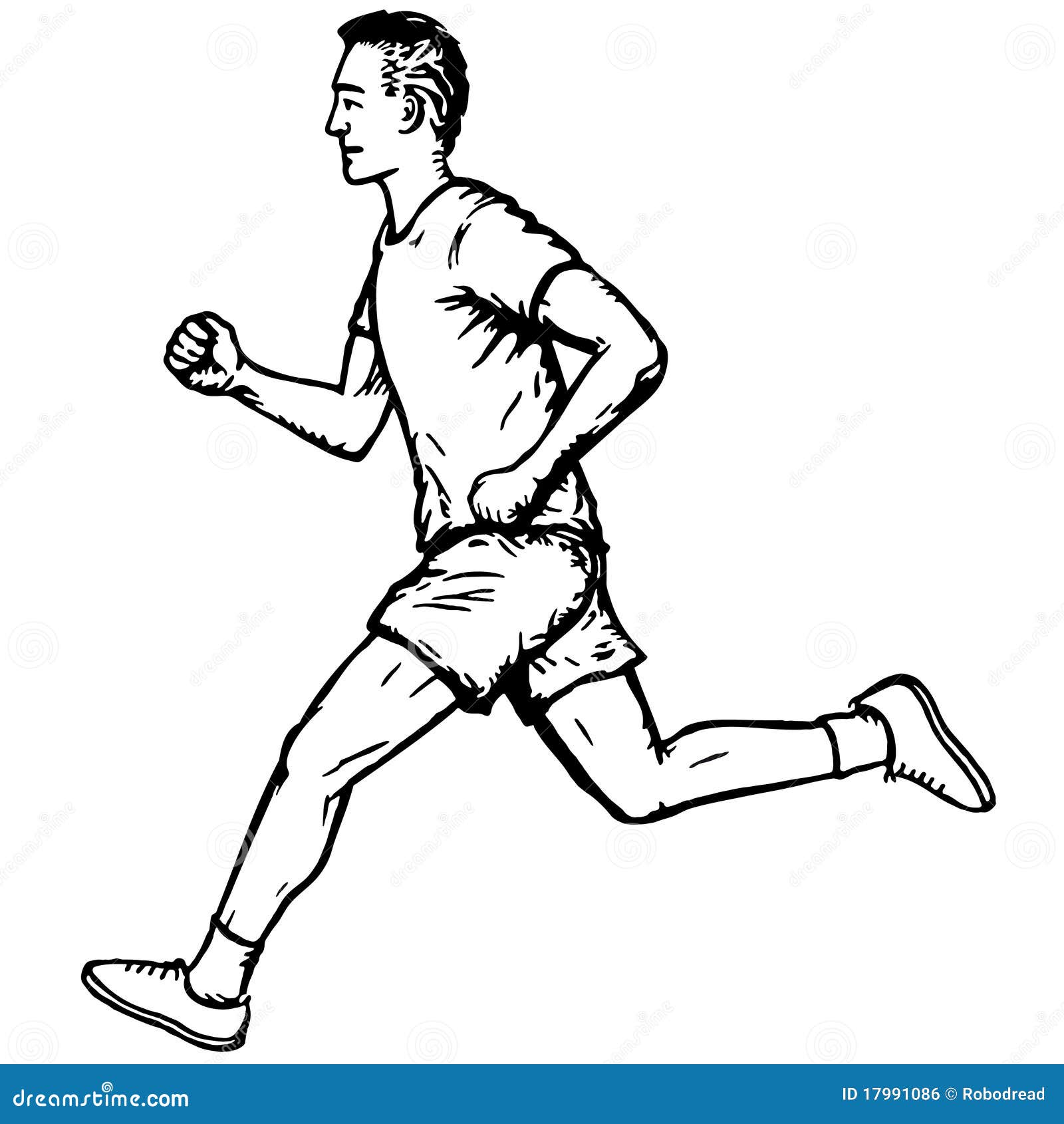 free black and white running clipart - photo #6