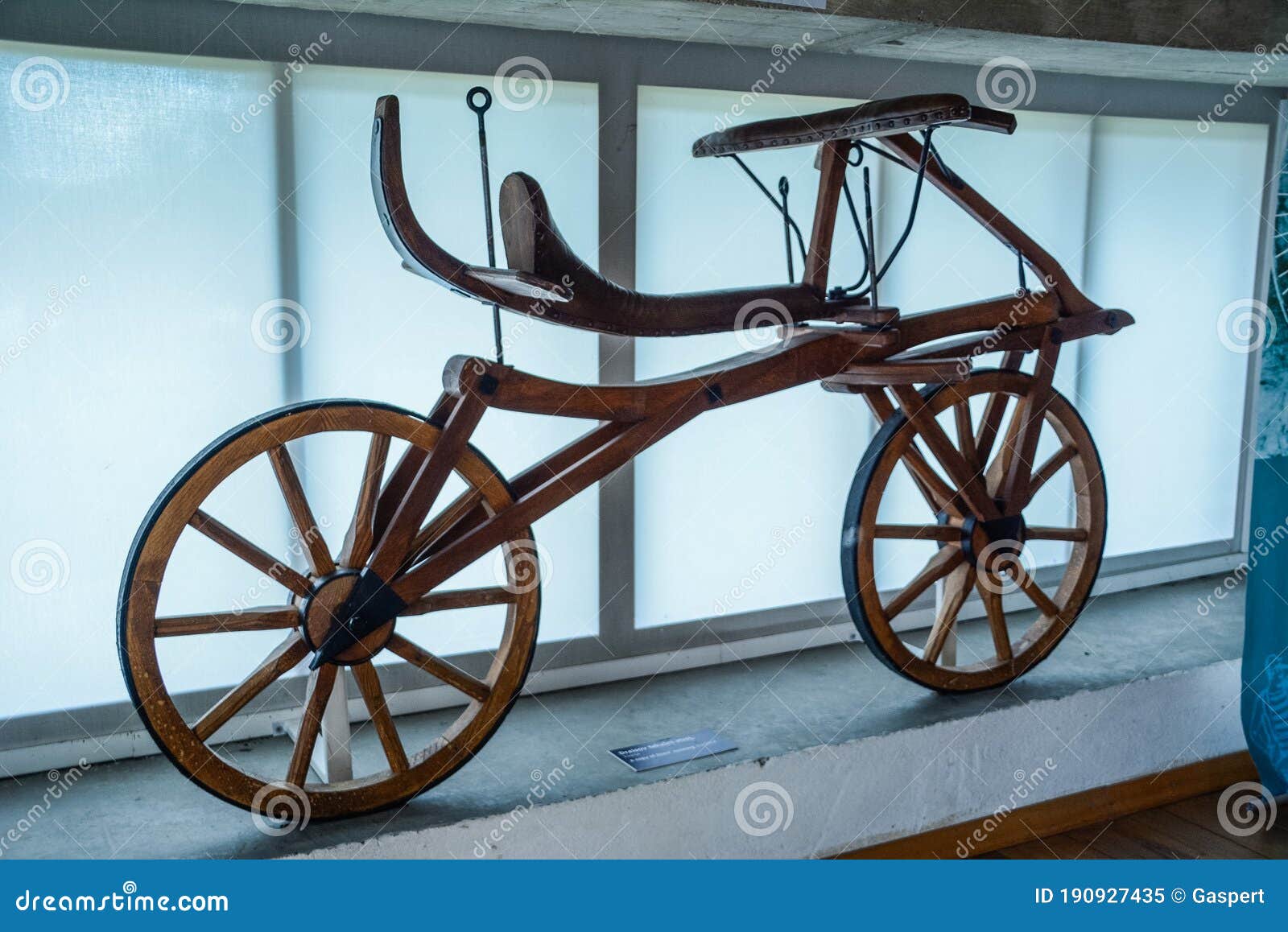 laufmachine karl von drias earliest two-wheeler, or hobbyhorse in 1819