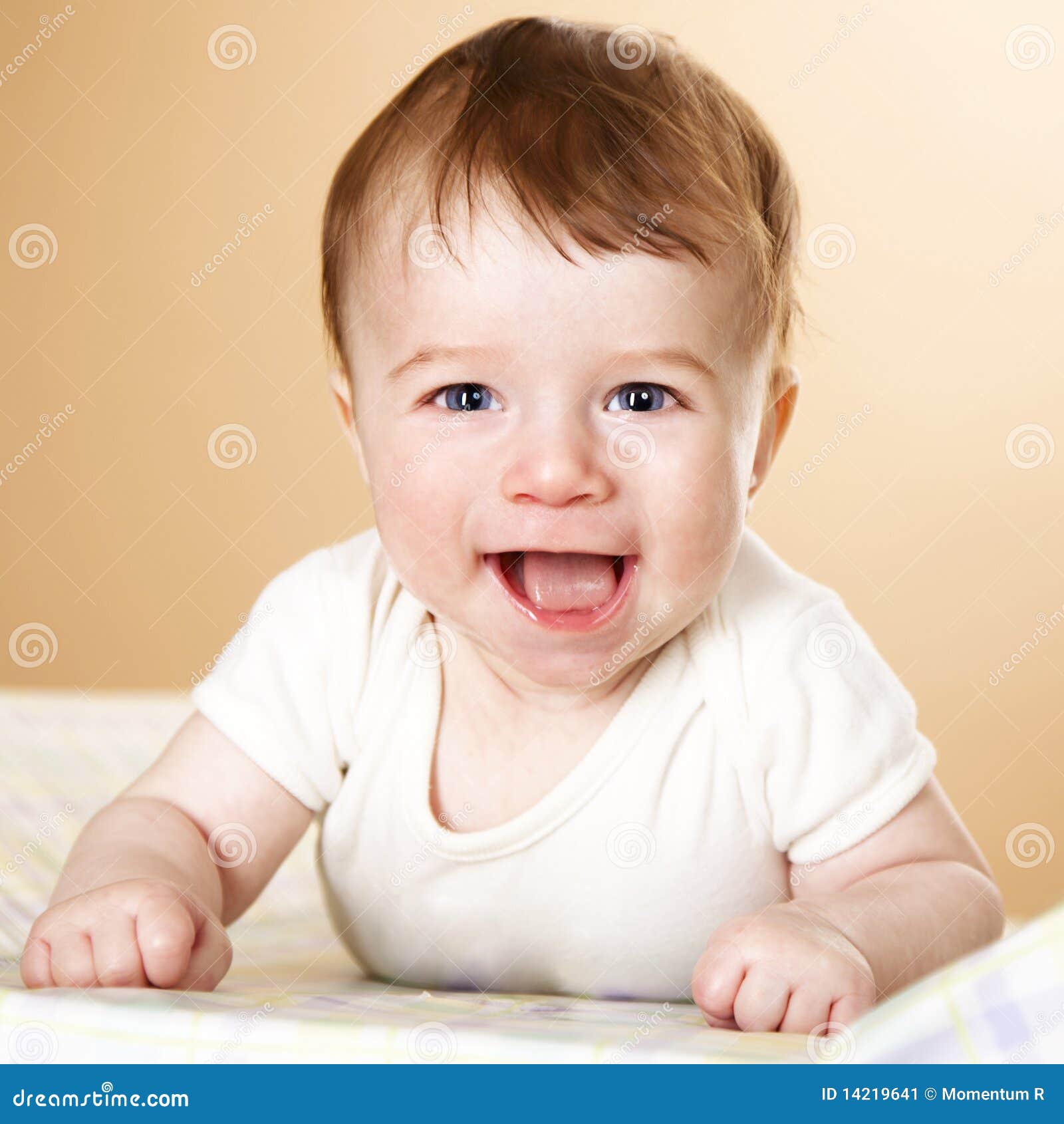 Laughing baby boy stock image. Image of happiness, male 14219641