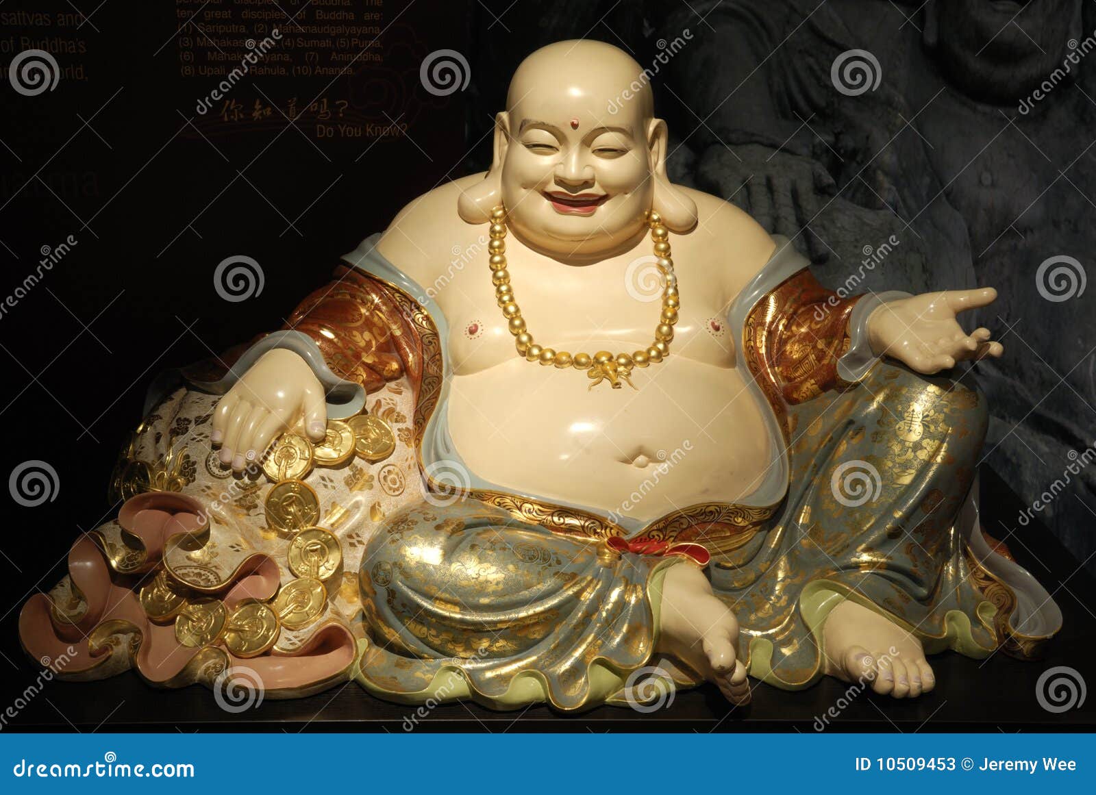 The Laughing Buddha stock image. Image of happy, sacred - 10509453