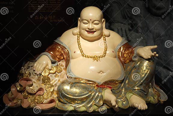 The Laughing Buddha stock image. Image of happy, sacred - 10509453
