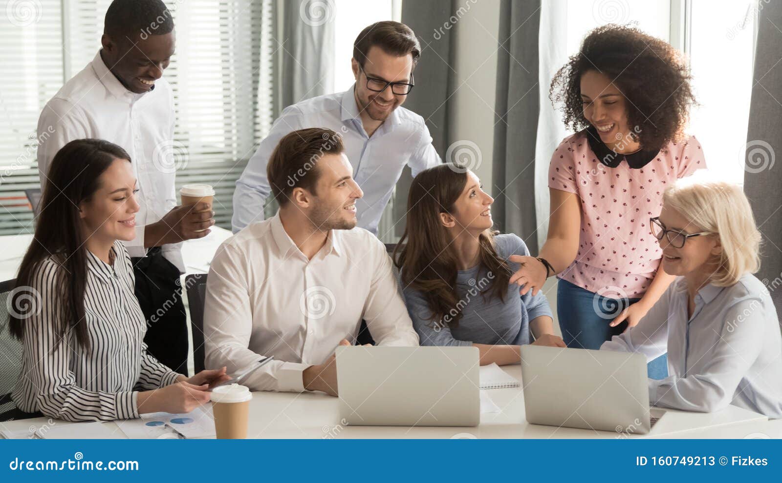 Laughing Multiracial Office Workers Sitting in Boardroom Having Funny Break Stock Image - Image of corporate, mixed: 160749213 Laughing Multiracial Office Workers Sitting in Boardroom Having Funny Break Stock Image - Image of corporate, mixed: 160749213