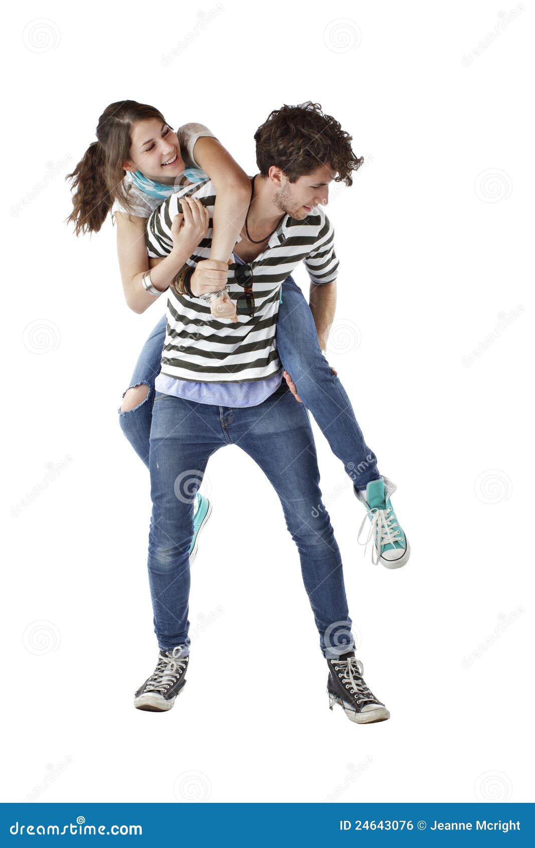 Laughing Playful Teen Couple Stock Photo picture picture pic