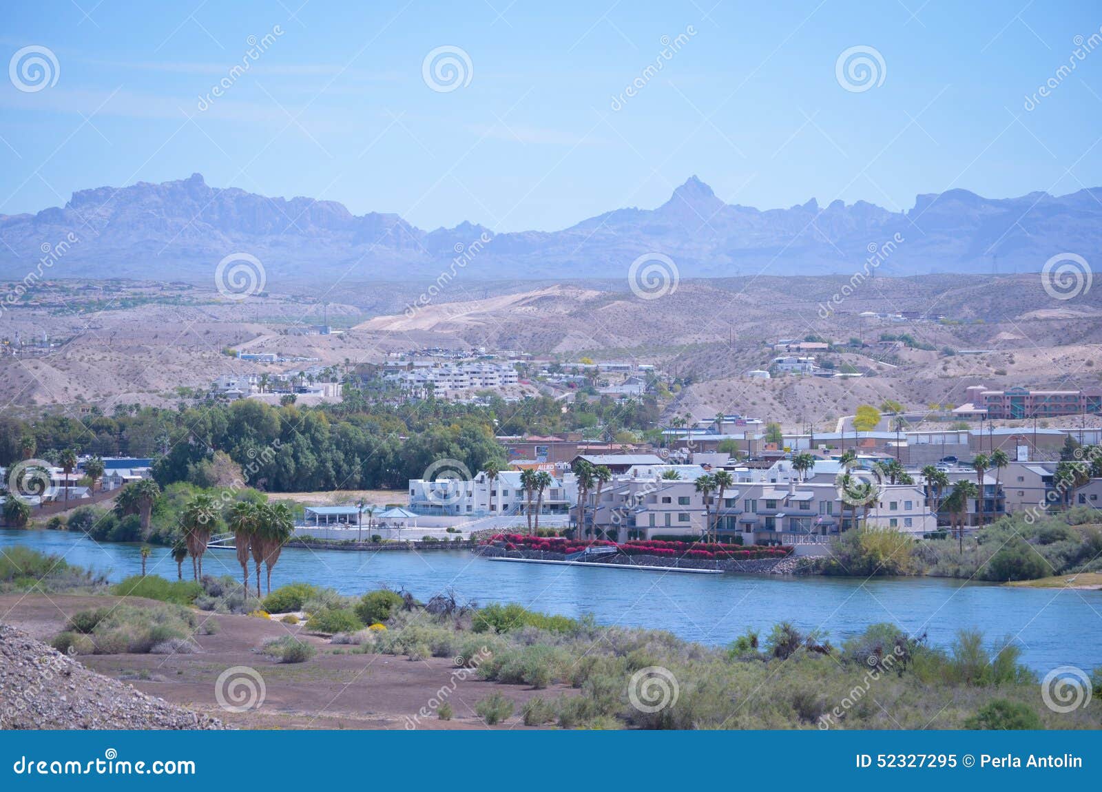 Laughlin Nevada stock image. Image of tourism, green 52327295