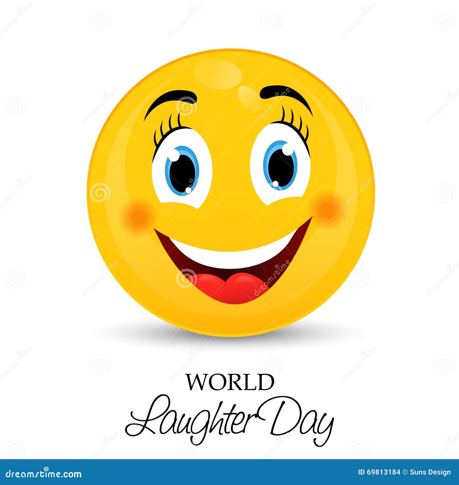 Laughter Day stock illustration. Illustration of text - 69813184