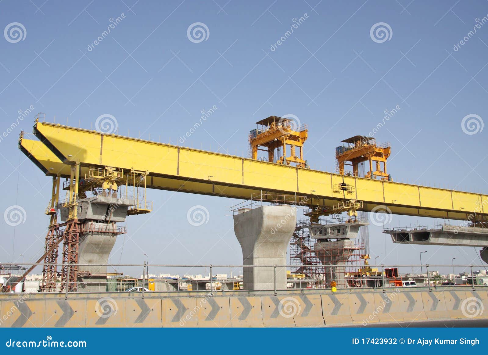 Launching Girder Also Called As Launching Gantry Stock Photo Image of