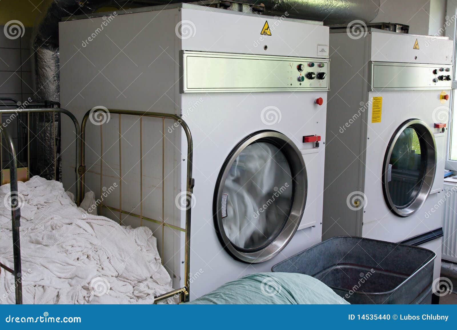 Laundromat dryers stock photo. Image of clothes, commercial 14535440