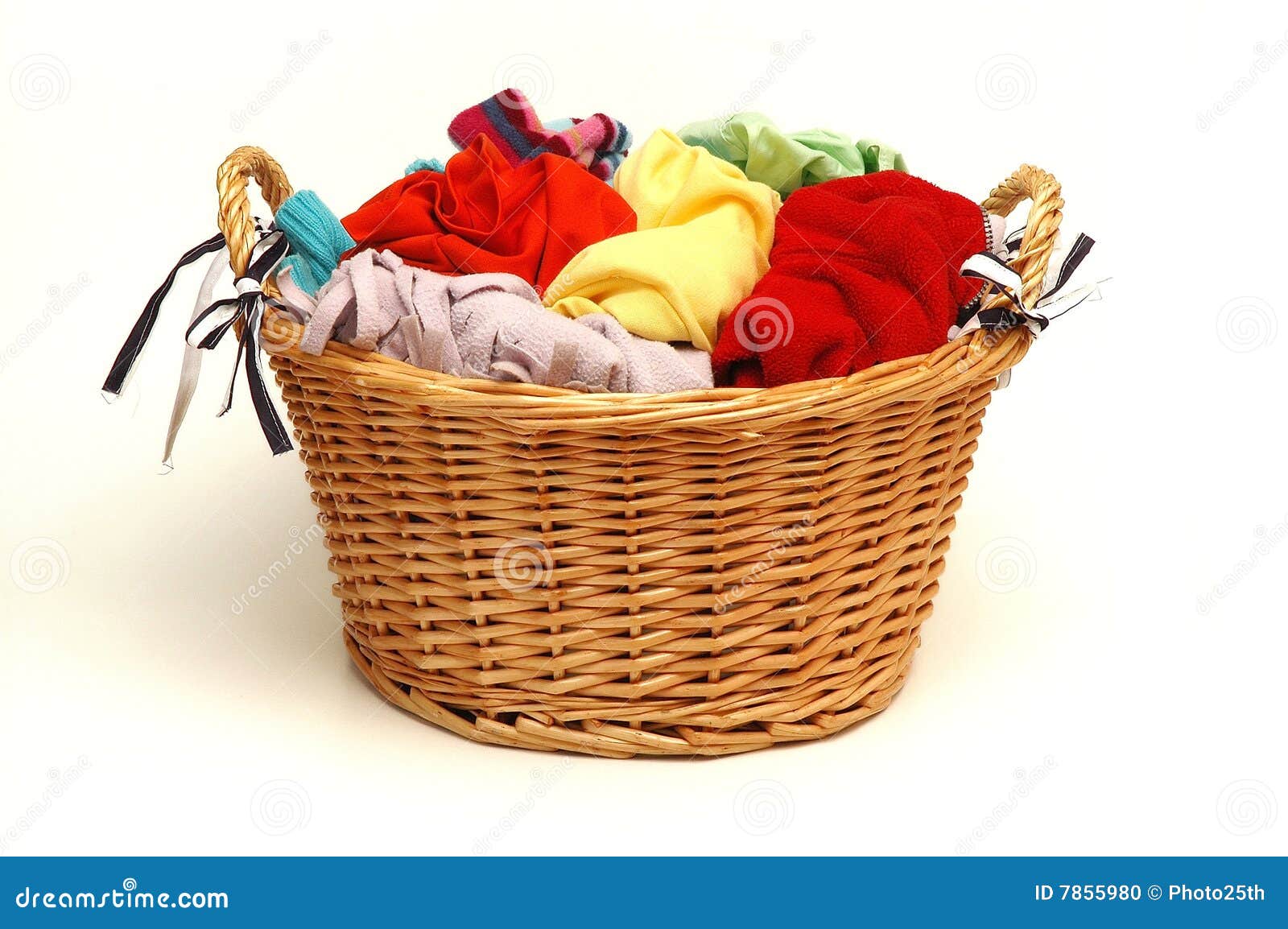 Laundry basket stock photo. Image of laundry, dirty, wear 7855980