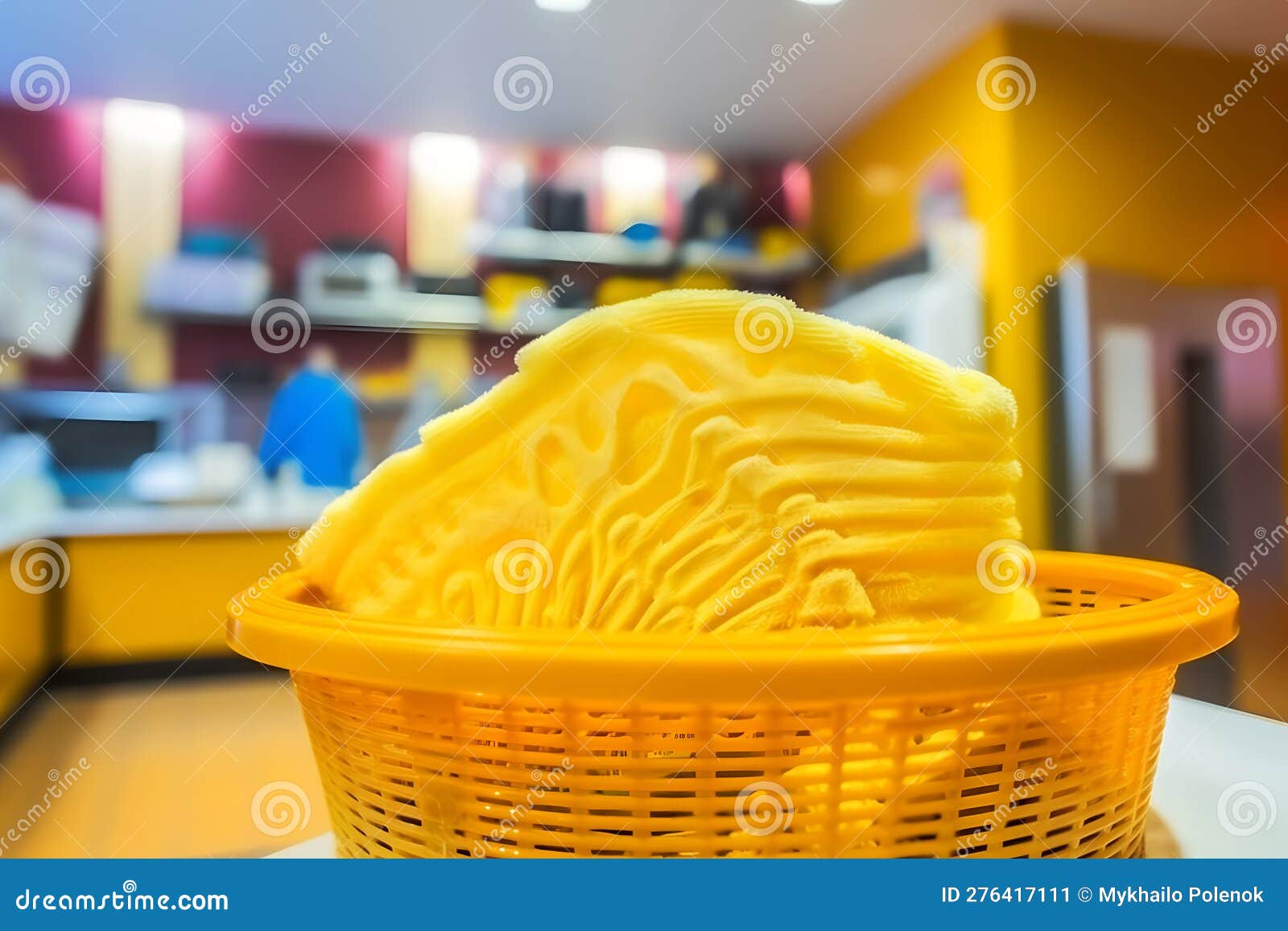 Laundry Basket in the Laundry Room. Neural Network AI Generated Stock Image Image of housework