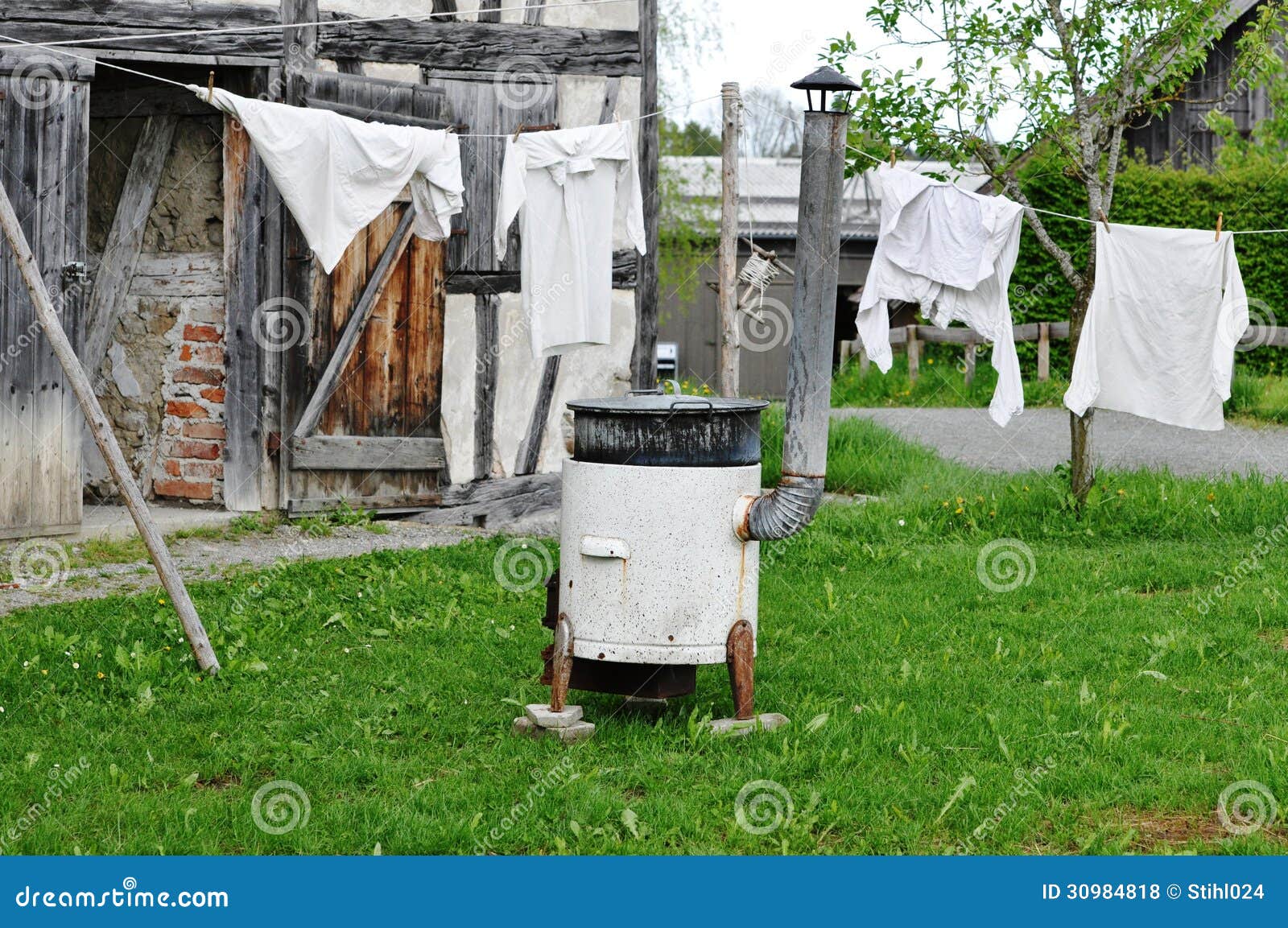 laundry day - oldfashioned way