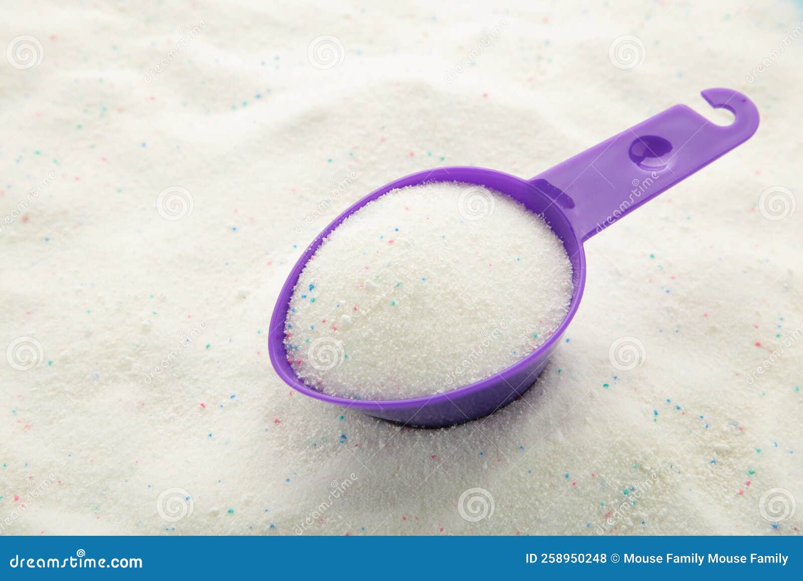 Laundry Detergent Powder for Washing Machine and Plastic Scoop for