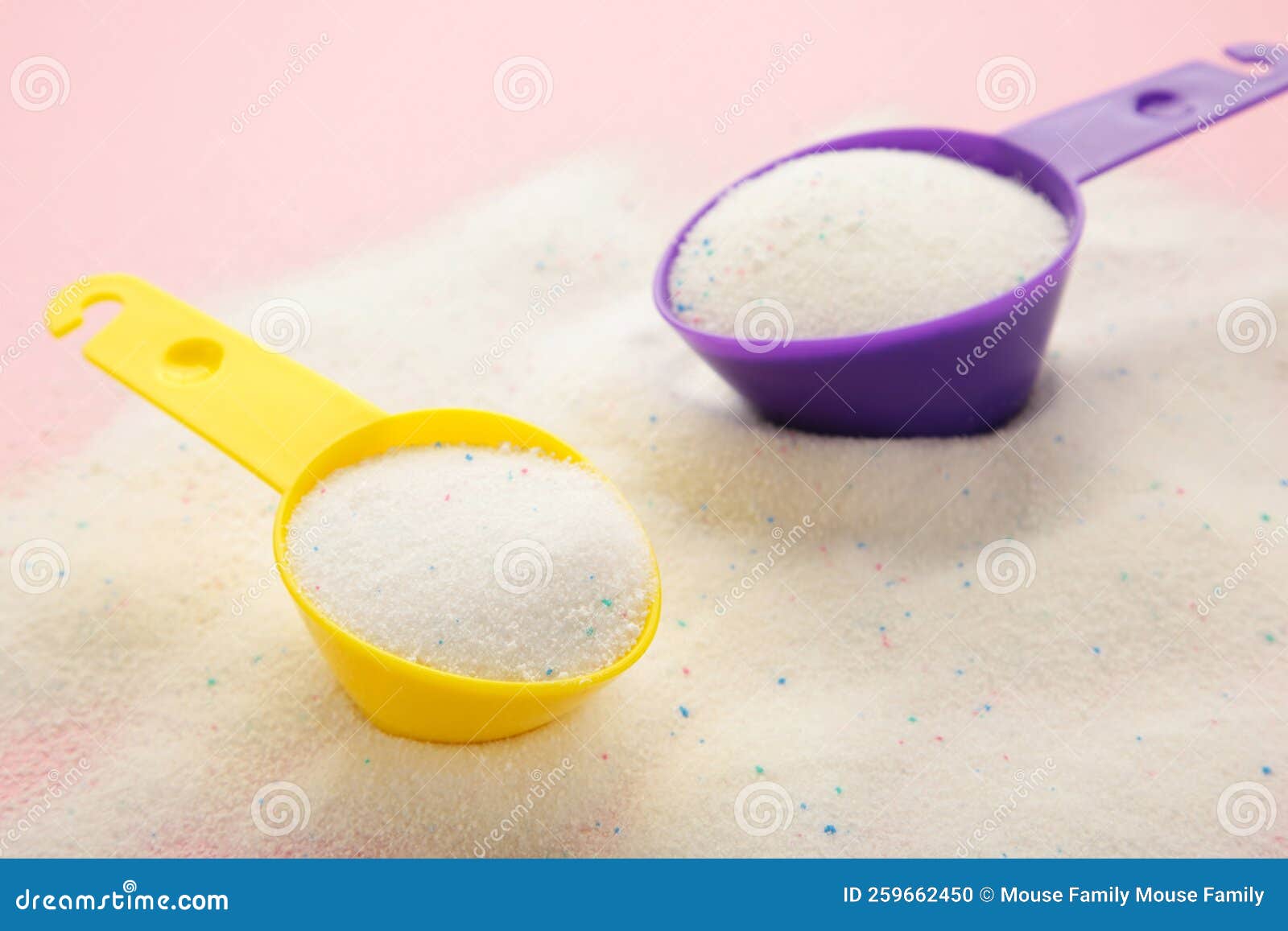 Laundry Detergent Powder for Washing Machine and Plastic Scoop for