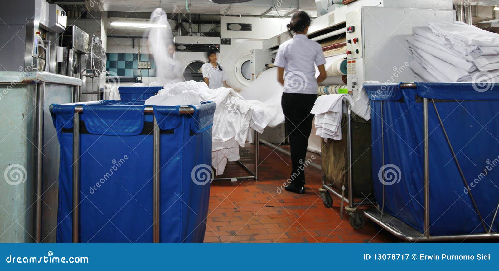 Laundry industry stock image. Image of place, clean, cleaning 13078717