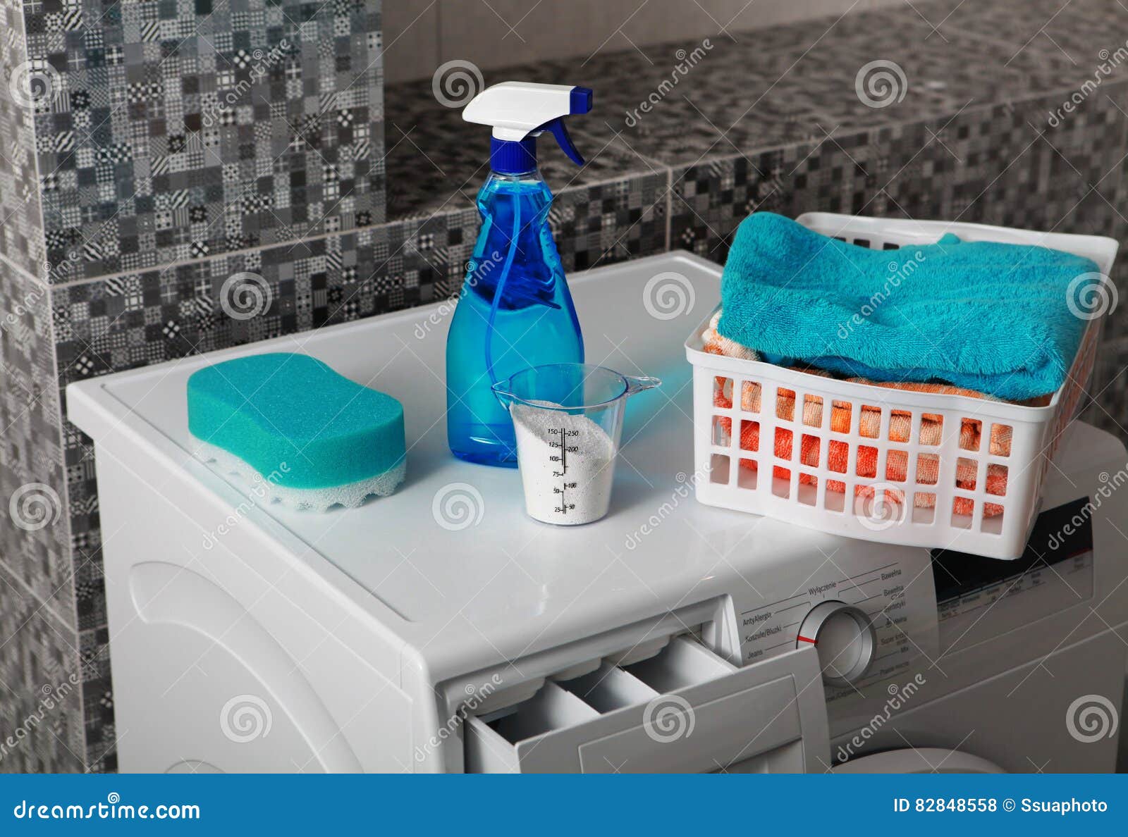 Laundry powder for washing stock photo. Image of detergent 82848558