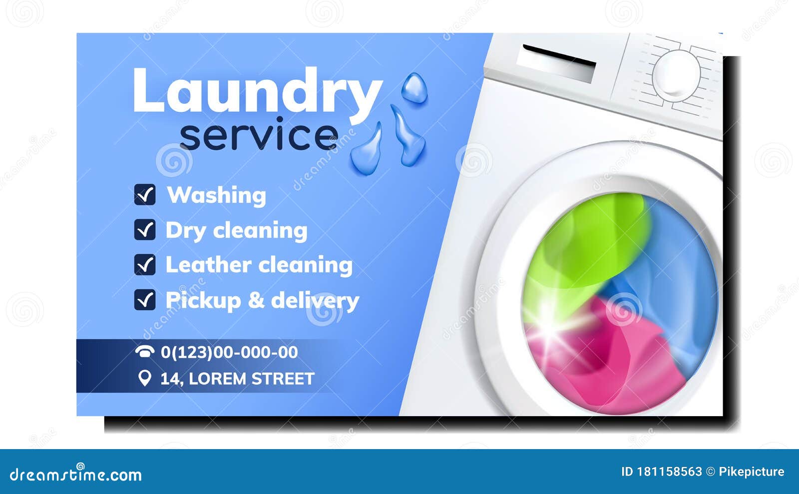 Laundry Service Flyer Template - PosterMyWall