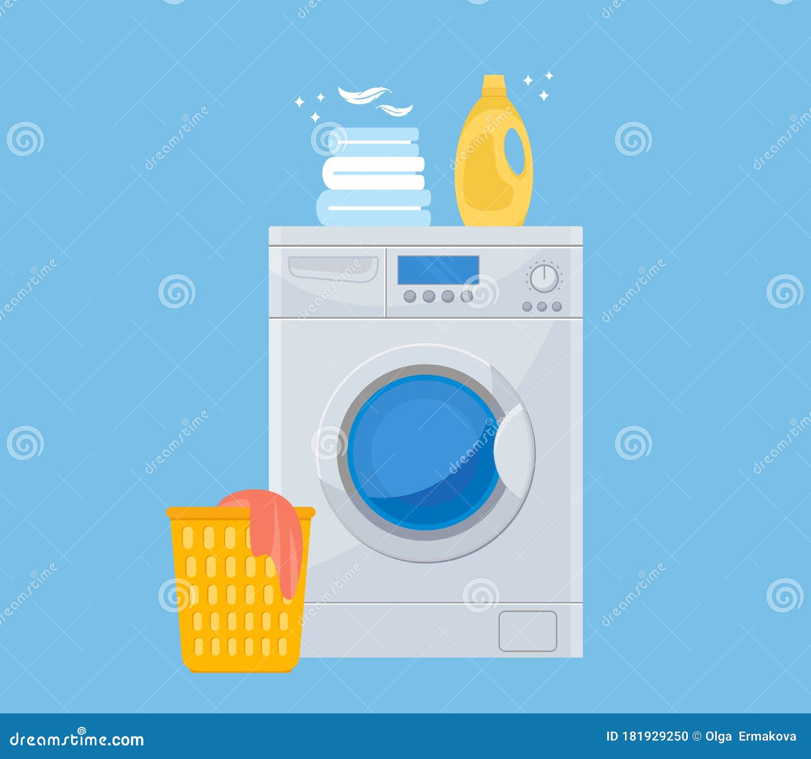 Laundry Service Room Vector Illustration, Flat Cartoon Washing Machine with Linen Baskets and Detergent Stock Vector - Illustration of clothing, cleaner: 181929250 Laundry Service Room Vector Illustration, Flat Cartoon Washing Machine with Linen Baskets and Detergent Stock Vector - Illustration of clothing, cleaner: 181929250