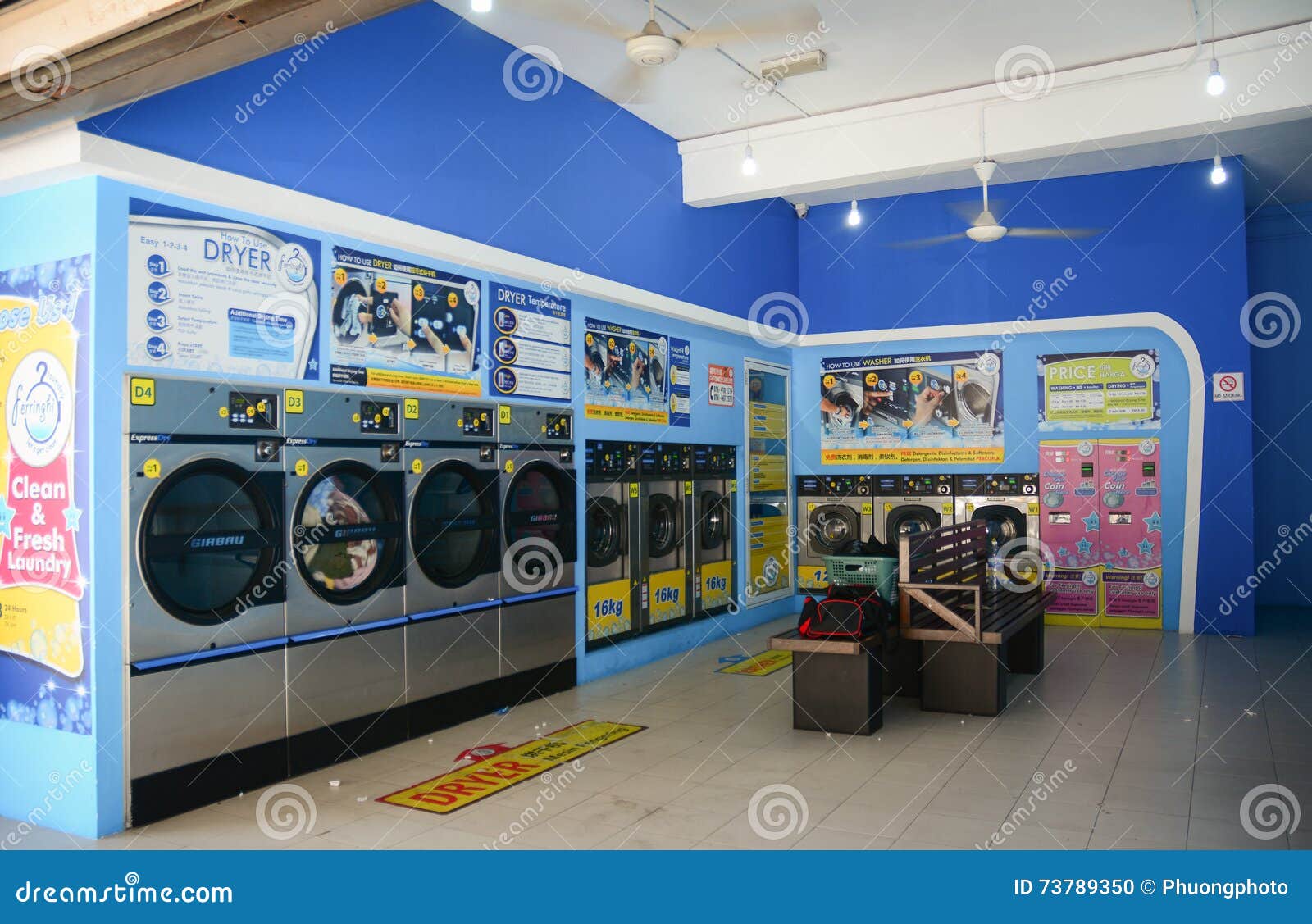 Laundry Services in Town, Malaysia Editorial Image Image of