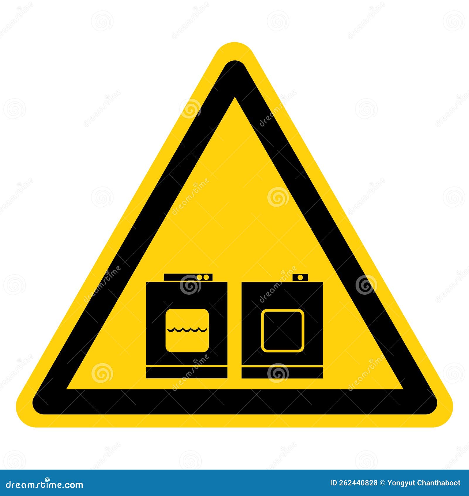 Laundry Symbol Sign, Vector Illustration, Isolate on White Background