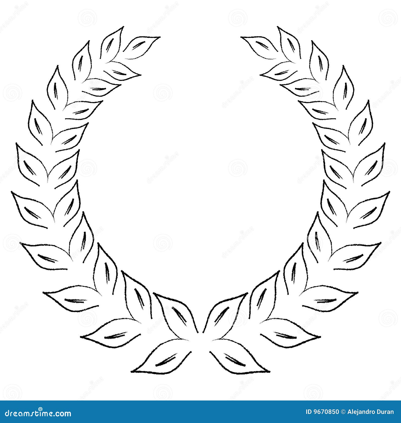 Laurel ilustración del vector. Ilustración de planta, forma 9670850