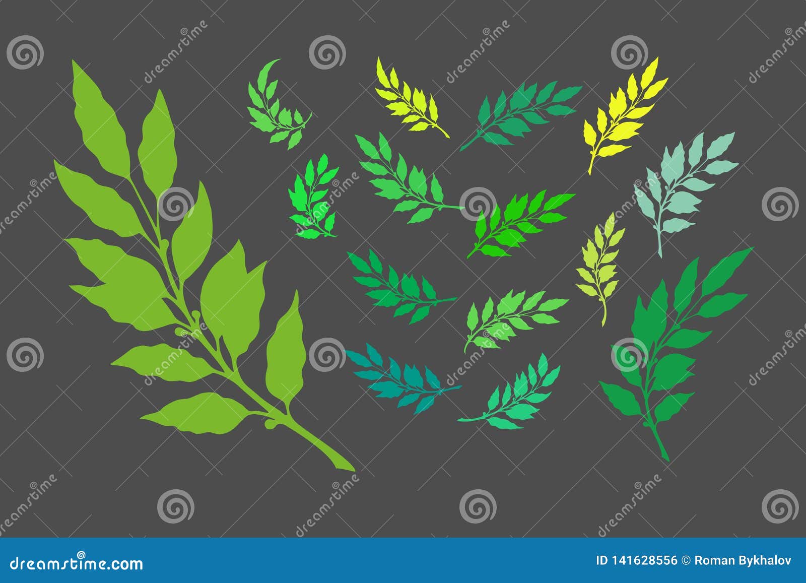 Laurel branches stock vector. Illustration of beautiful 141628556