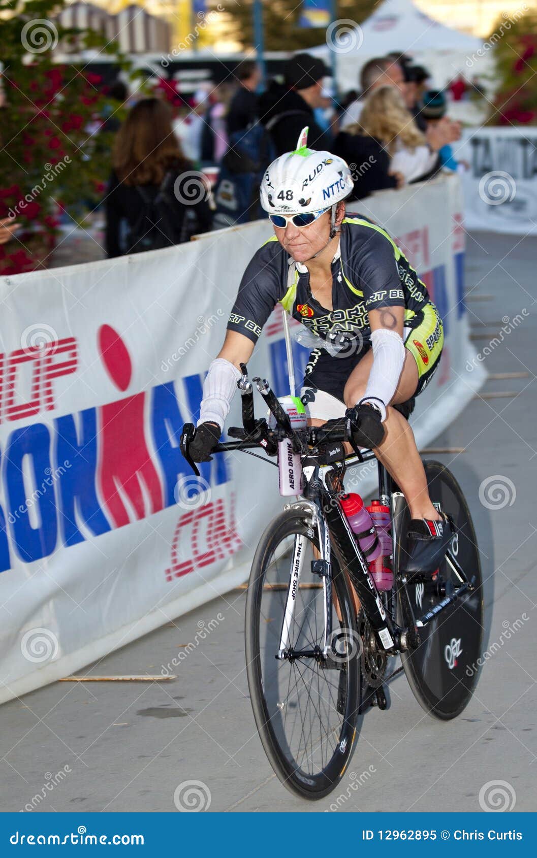 Lauren Jensen Racing in the Arizona Ironman Triath Editorial Image ...