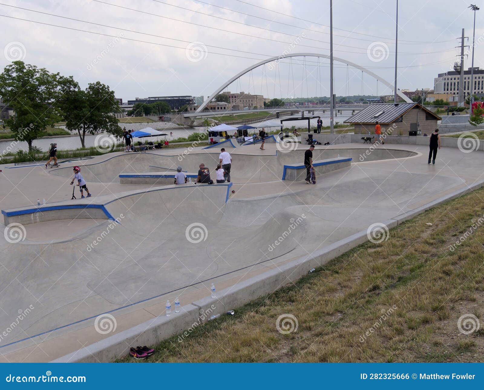 Lauridsen Skatepark Largest in the US Editorial Photo Image of