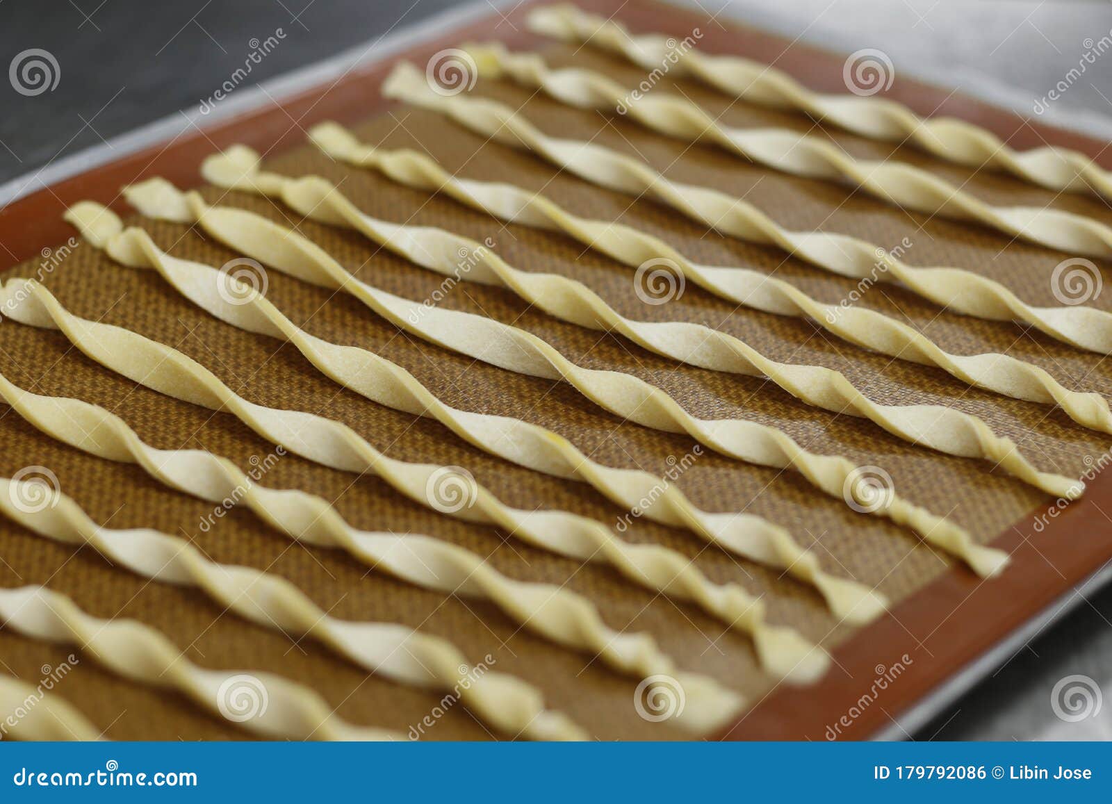 Lavash Bread Sticks in Baking Tray for Cook Stock Photo Image of