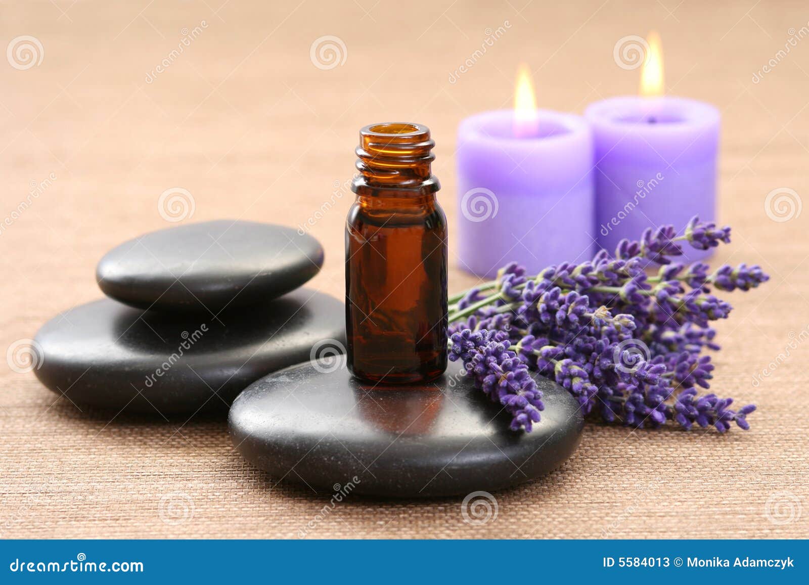 Lavender aromatherapy stock image. Image of cosmetic, massage 5584013