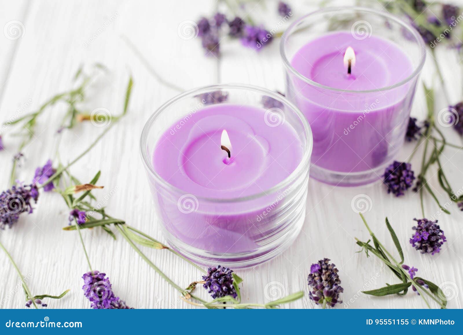 Lavender candles stock image. Image of organic, lavandula - 95551155