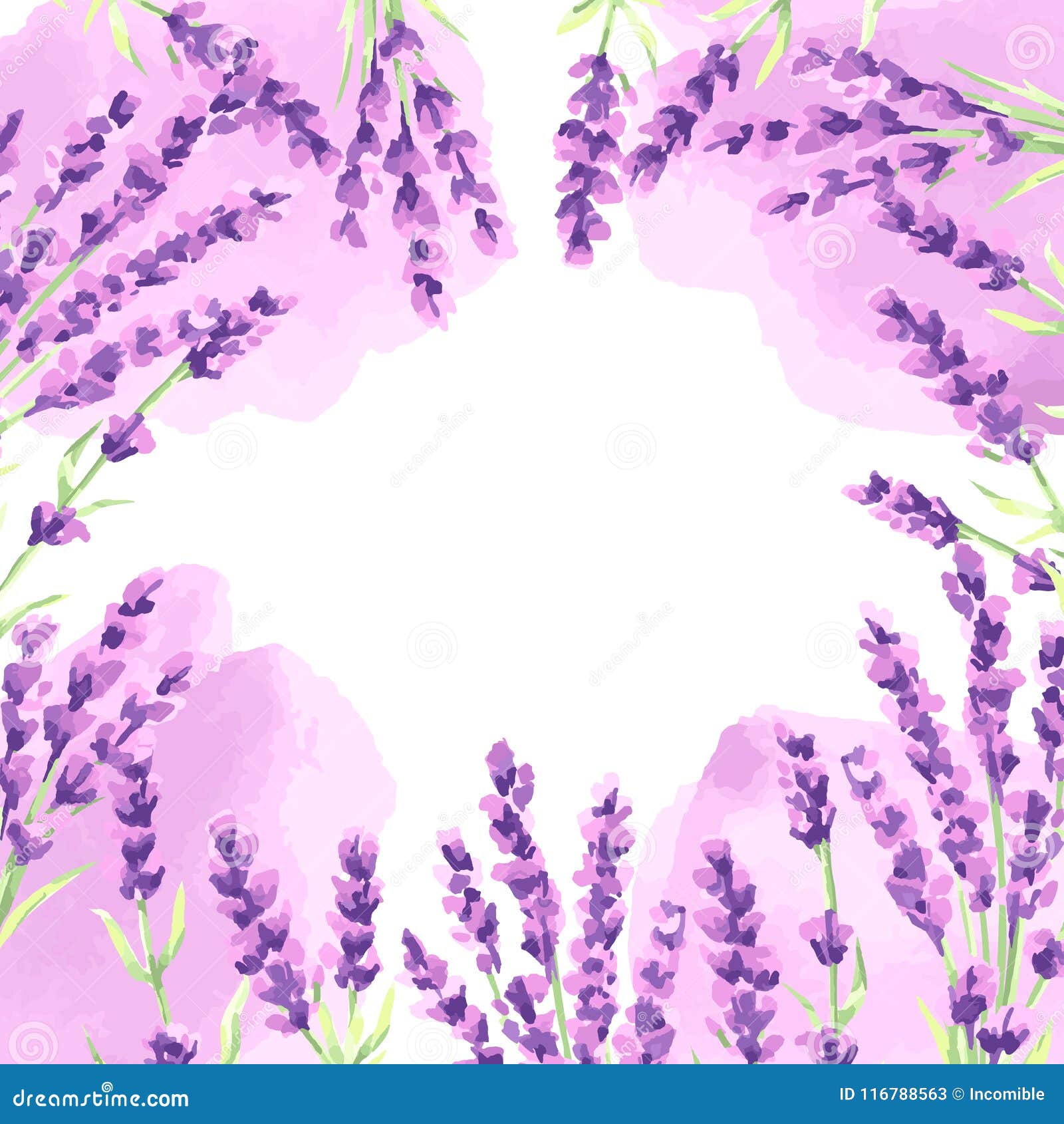 Lavender Flowers Background Design. Stock Vector - Illustration of aroma,  background: 116788563
