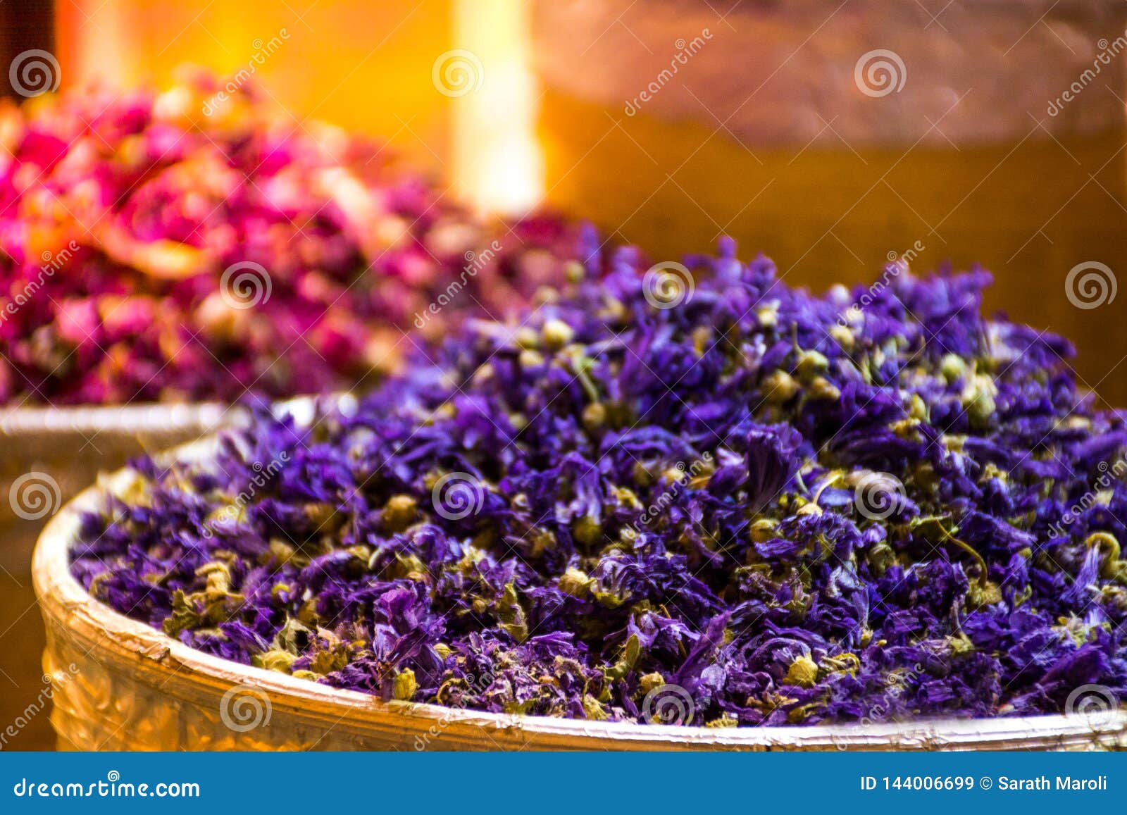 Lavender Flowers Purple Spices Colorful Background Stock Image Image