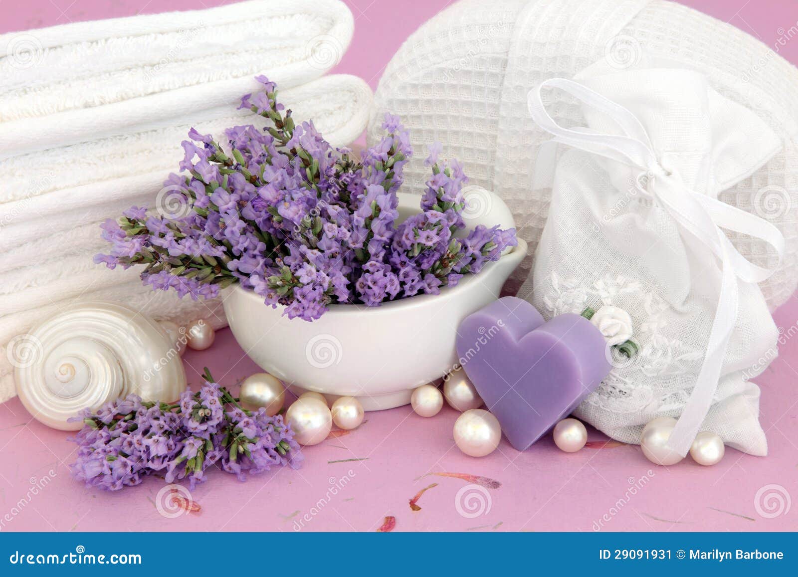 Lavender Herb Accessories stock image. Image of heart 29091931