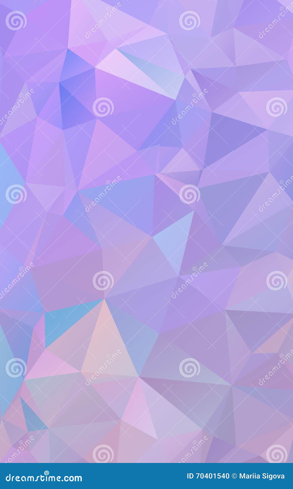 Lavender Lilac Abstract Polygonal Geometric Background. Low Poly. Stock