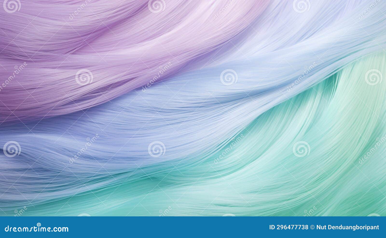 Lavender and Mint Blurred Ombre Abstract Pattern Background Stock Photo