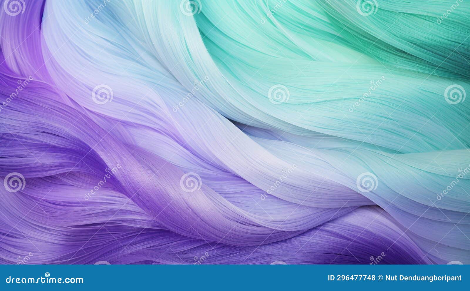 Lavender and Mint Blurred Ombre Abstract Pattern Background Stock