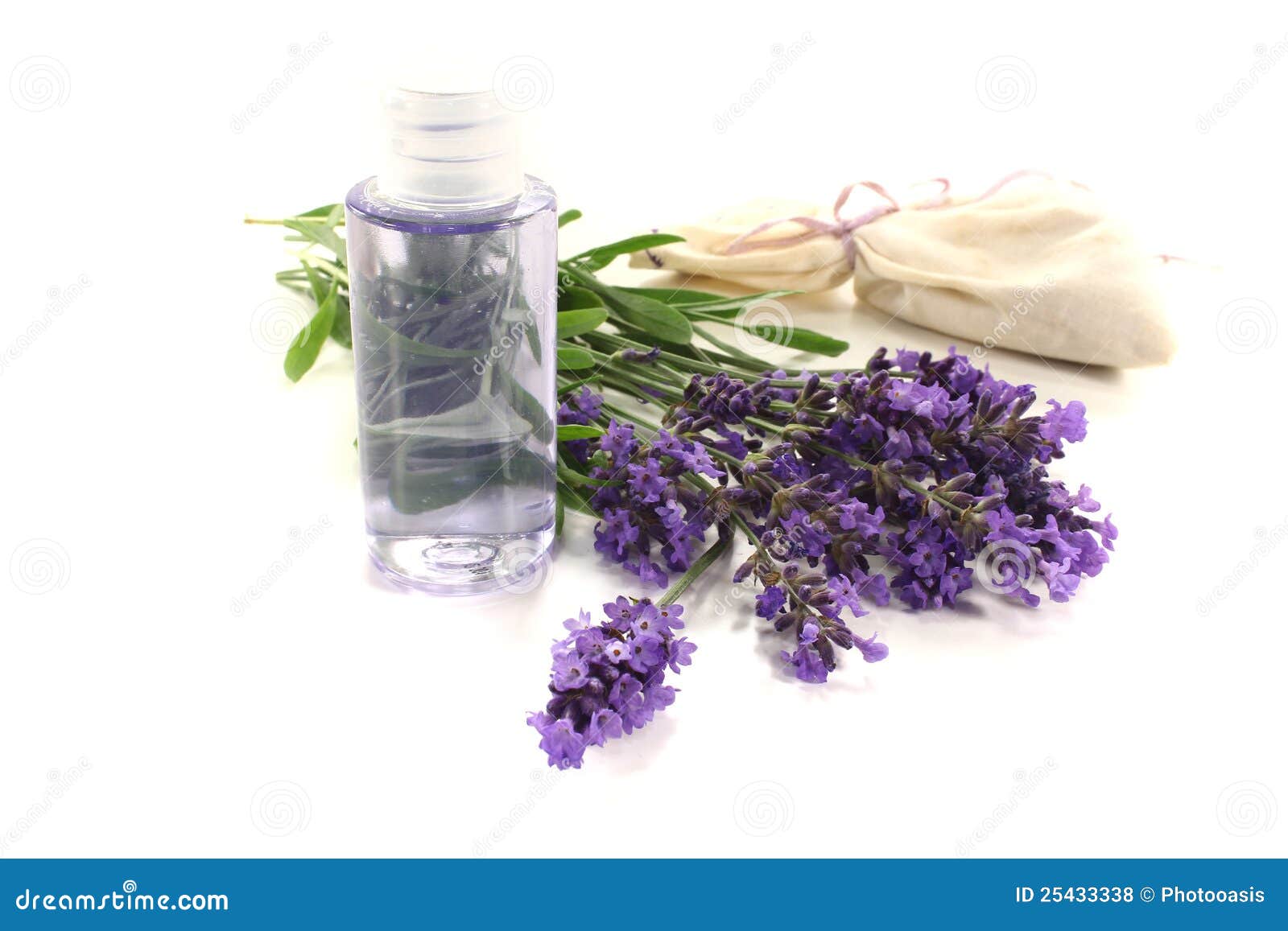Lavender Oil with Lavender Bag Stock Photo Image of beauty, skin
