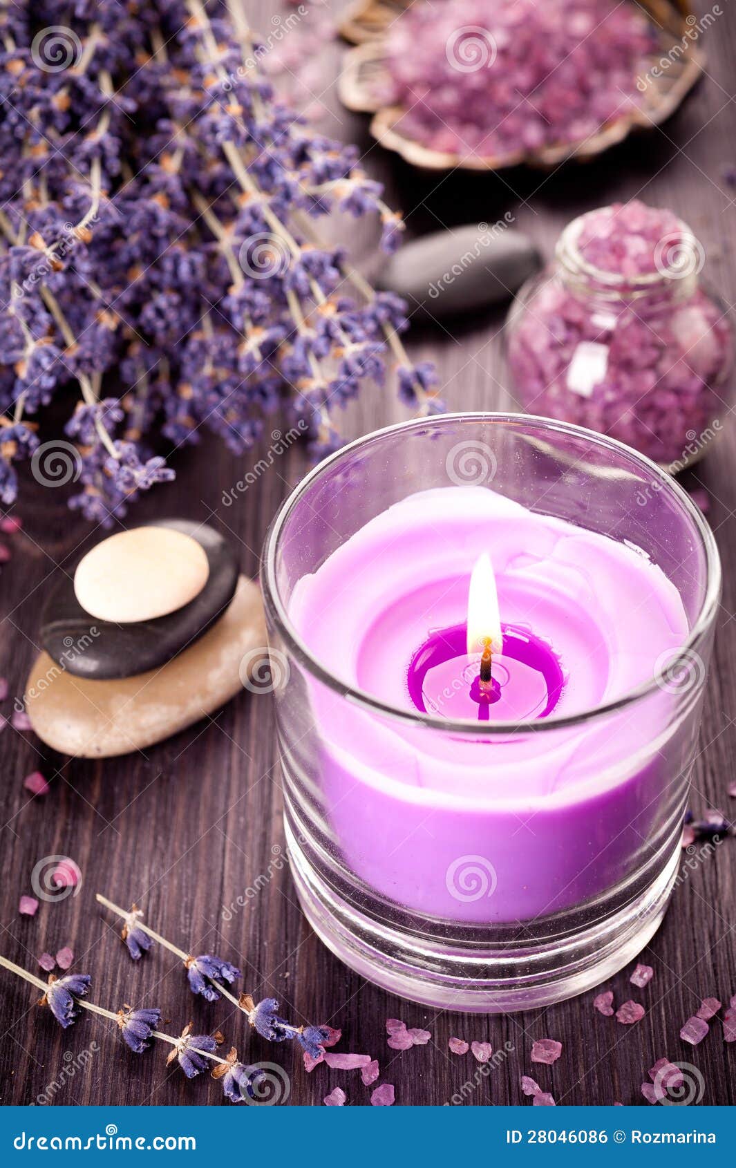 Lavender Spa and Zen Stones Stock Photo Image of scented, life 28046086