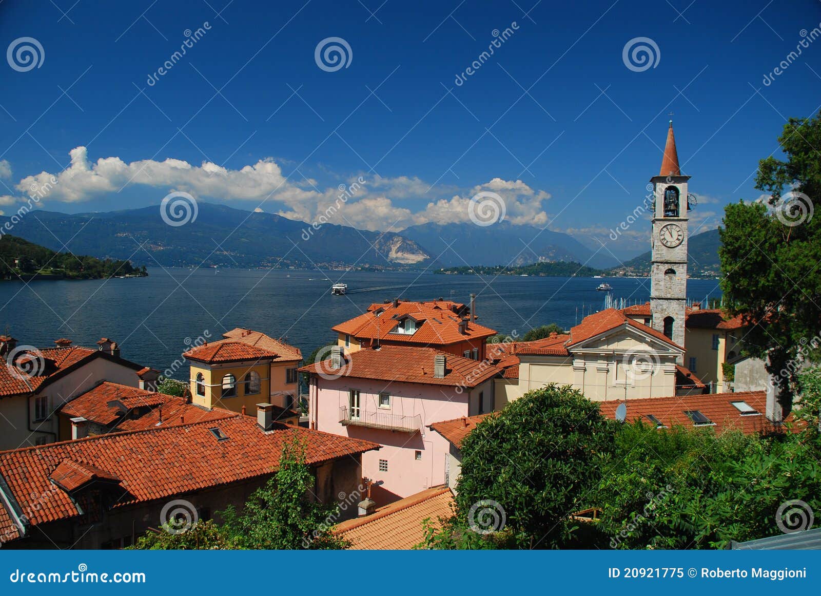 laveno, lake (lago) maggiore, italy