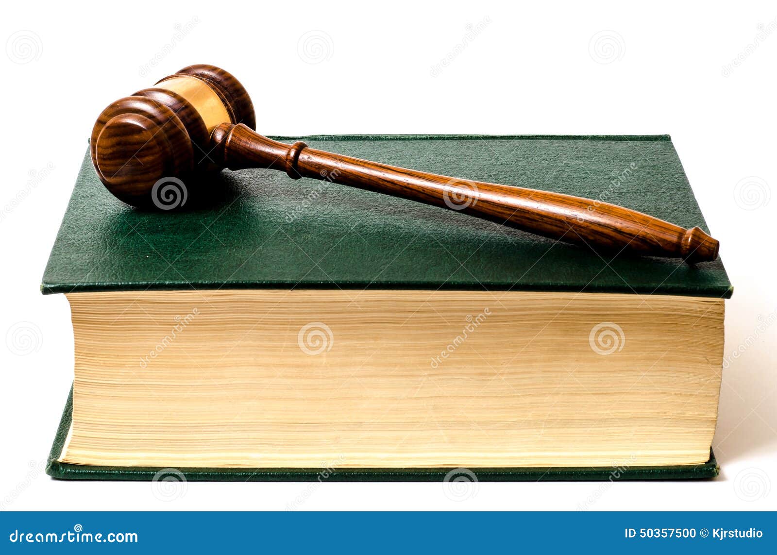 law book with gavel.